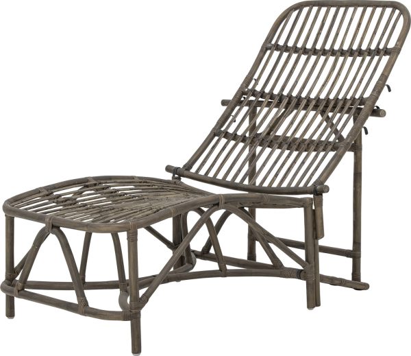 Bloomingville - Dione Liggestol - Brun - Rattan