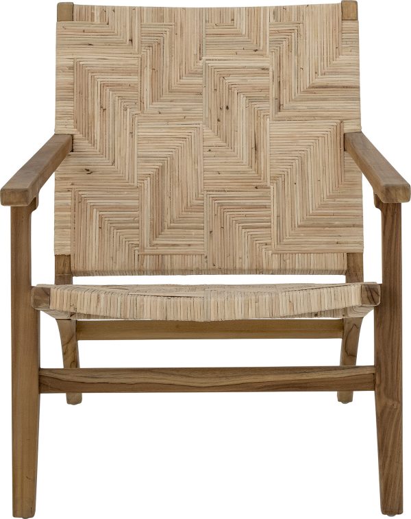 Creative Collection - Mills Loungestol - Brun - Rattan