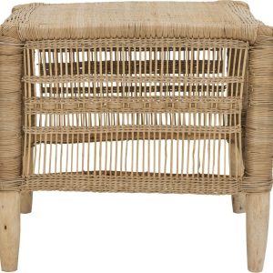 House Doctor - Skammel - Rika - Rattan - Natur - 40x45x45 Cm