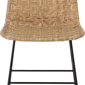 Bloomingville - Kitty Spisebordsstol - Natur - Rattan Plast - Flet