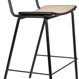 Jort, Barstol, Perlemor, Rattan (L: 52 x H: 106 x B: 47 cm.)