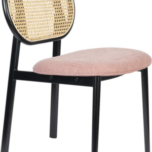 Spike, Spisebordsstol, Antracit/Pink, Rattan (L: 57,8 x H: 81,5 x B: 45,6 cm.)