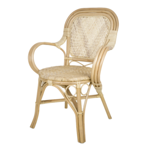 Klassisk spisestol i holdbart rattan