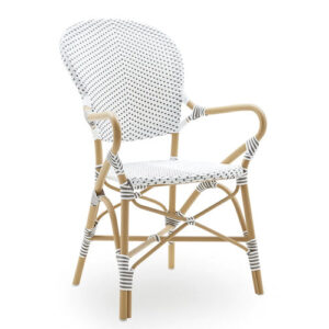 Sika Design Isabell Exterior Caféstol m/ Armlæn - Almond