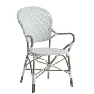 Sika Design Isabell Exterior Caféstol m/ Armlæn - Grå