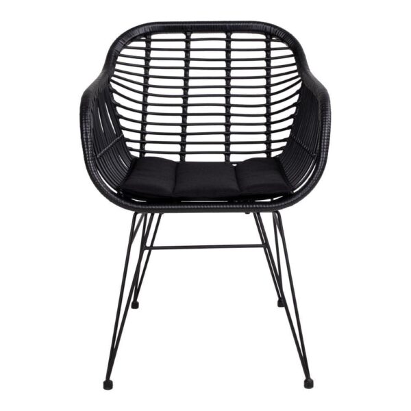 Trieste Stol - Sort rattan