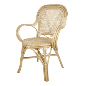 Klassisk spisestol i holdbart rattan