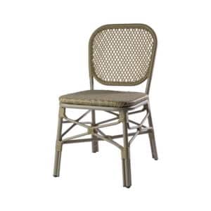 Bianca spisestuestol vintage