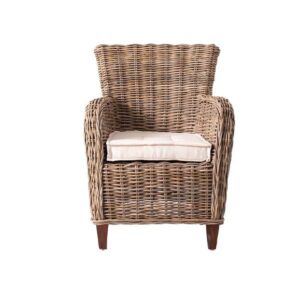 Novasolo - Baronness Kubu Rattan lænestol (sæt á 2 stk) inkl. hynde - UDSTILLINGSMODEL